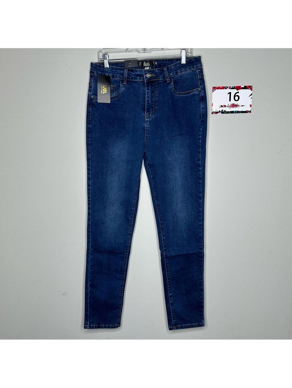 L&B size 16 Boyfriend Skinny Jeans - dark wash denim